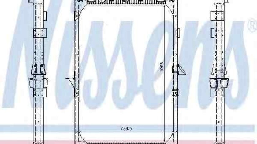 Radiator apa racire motor DAF 95 XF NISSENS 61417A