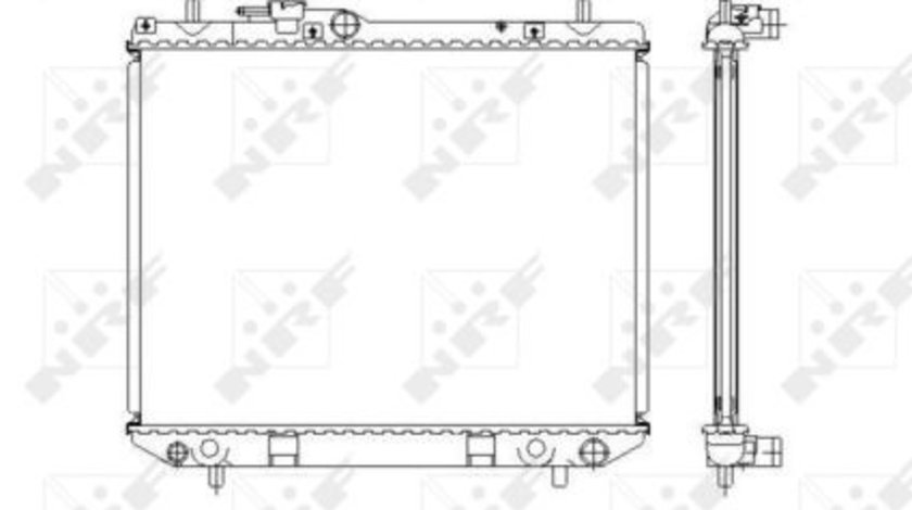 Radiator apa racire motor DAIHATSU TERIOS 1.3 intre 1997-2000