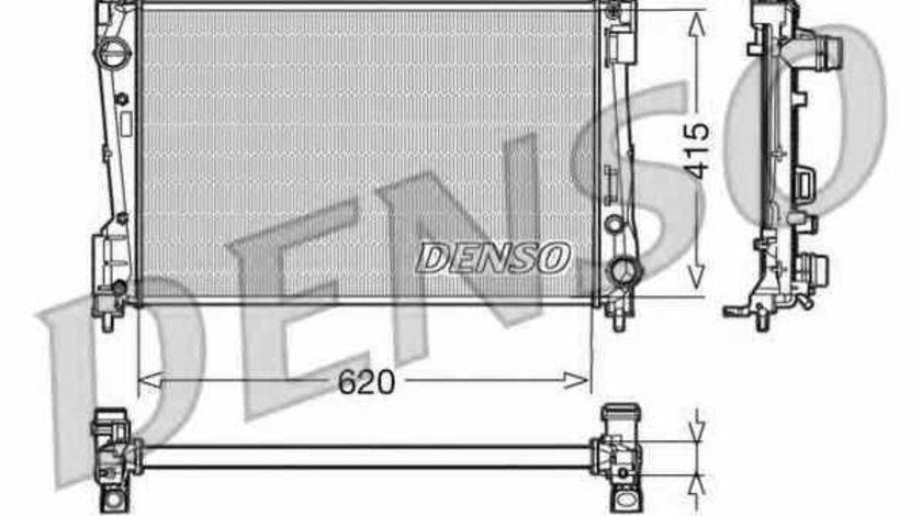 Radiator apa racire motor FIAT LINEA 323 DENSO DRM09110