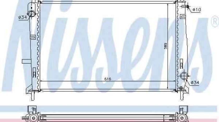 Radiator apa racire motor FORD COUGAR (EC_) NISSENS 69251