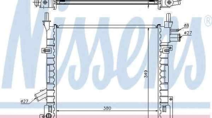 Radiator apa racire motor FORD KA (RB_) NISSENS 62022A