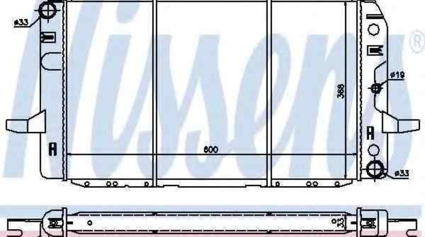 Radiator apa racire motor FORD SIERRA combi (BNG) NISSENS 62224