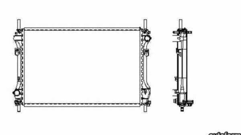 Radiator apa racire motor FORD TRANSIT caroserie FA NRF 509696