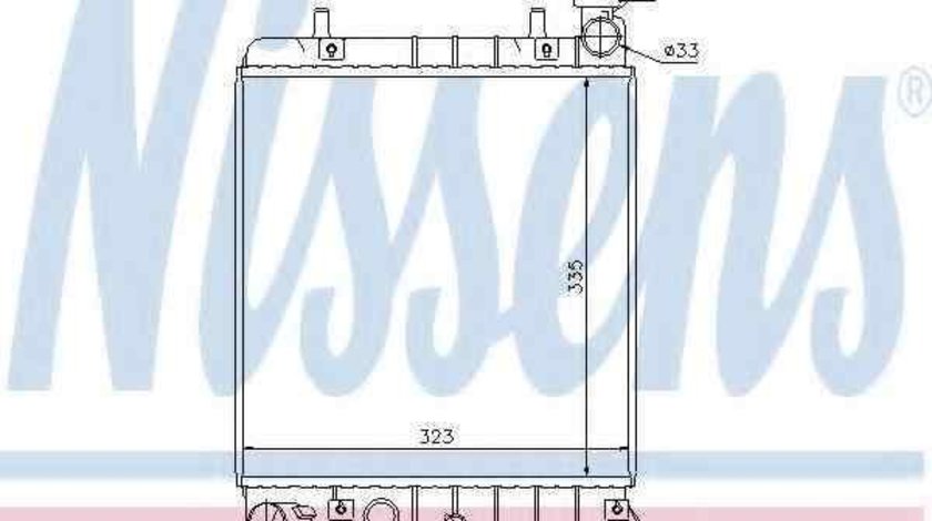 Radiator apa racire motor HYUNDAI ACCENT II (LC) NISSENS 67022