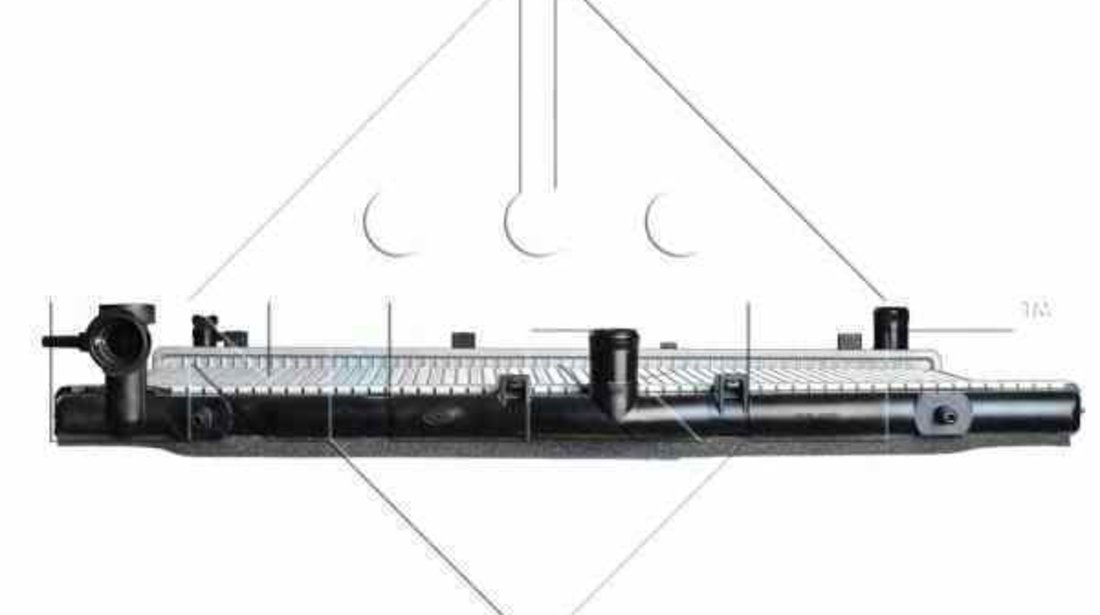 Radiator apa racire motor HYUNDAI COUPE RD NRF 53504
