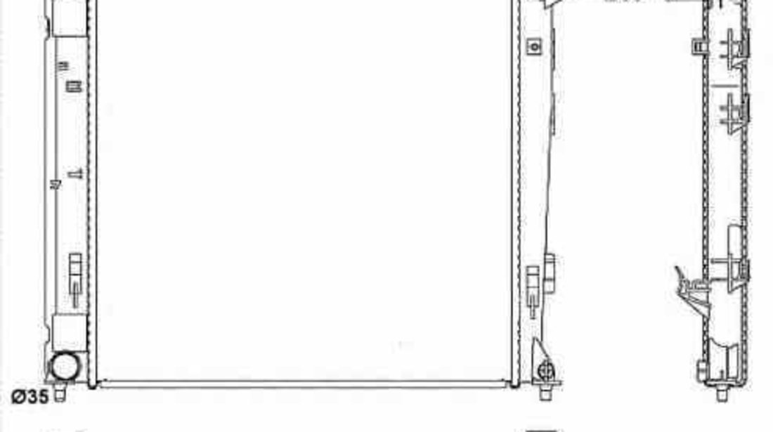 Radiator apa racire motor HYUNDAI ix35 LM EL ELH NRF 53054