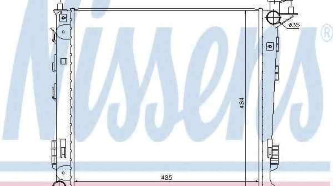 Radiator apa racire motor HYUNDAI ix35 (LM, EL, ELH) NISSENS 67517