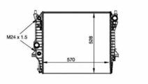 Radiator apa racire motor JAGUAR XF J05 CC9 NRF 53...