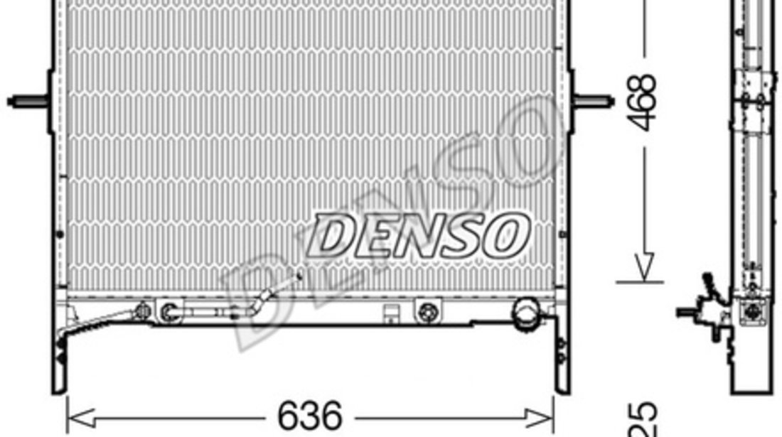 Radiator apa racire motor KIA SORENTO I 2.5D dupa 2002 cod intern: CI3780CE