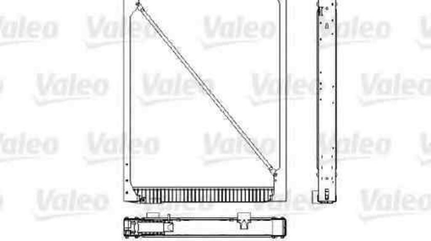 Radiator apa racire motor MERCEDES-BENZ ACTROS MP2 / MP3 VALEO 733484