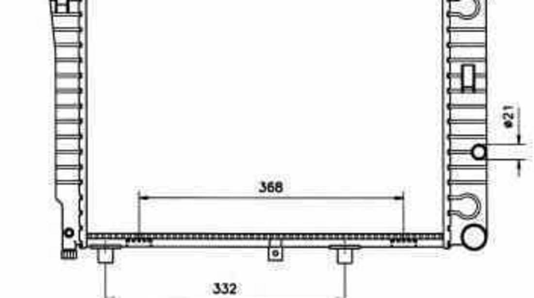 Radiator apa racire motor MERCEDES-BENZ C-CLASS W202 NRF 50533