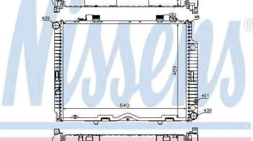 Radiator apa racire motor MERCEDES-BENZ E-CLASS (W210) NISSENS 62611A