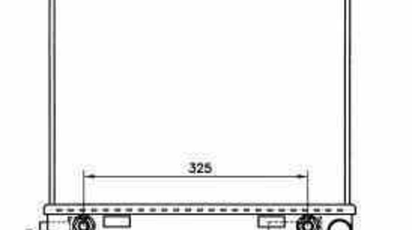 Radiator apa racire motor MERCEDES-BENZ E-CLASS W210 NRF 58232
