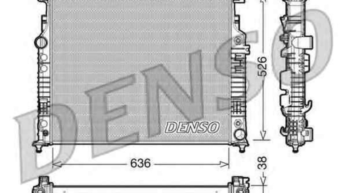 Radiator apa racire motor MERCEDES-BENZ M-CLASS (W164) DENSO DRM17007