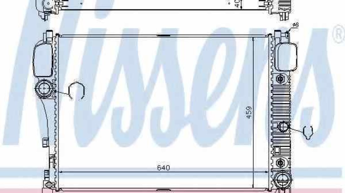 Radiator apa racire motor MERCEDES-BENZ S-CLASS W221 NISSENS 67107A