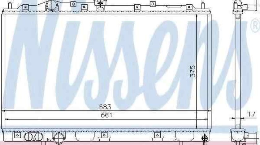 Radiator apa racire motor MITSUBISHI COLT V (CJ_, CP_) NISSENS 628591