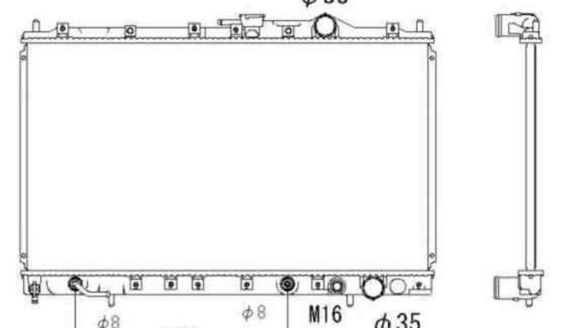 Radiator apa racire motor MITSUBISHI SPACE WAGON (N3_W, N4_W) NRF 53314