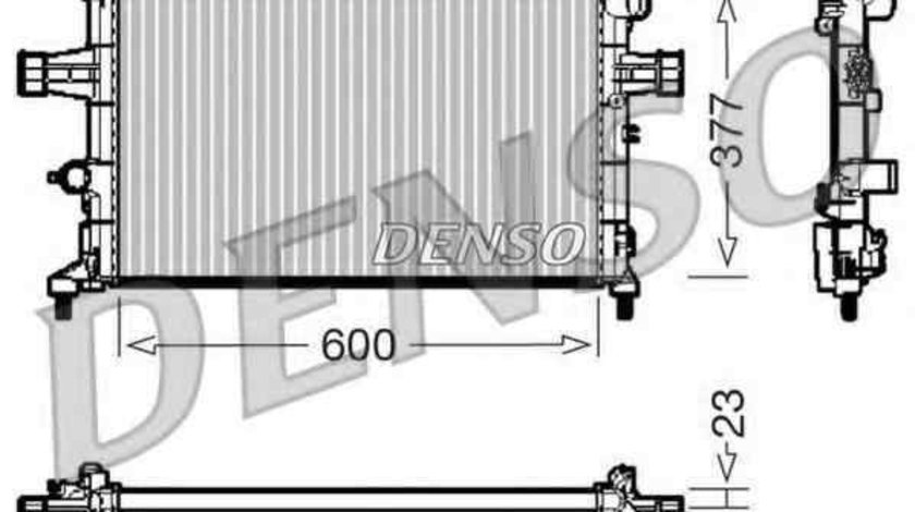 Radiator apa racire motor OPEL ASTRA G Cabriolet (F67) DENSO DRM20083