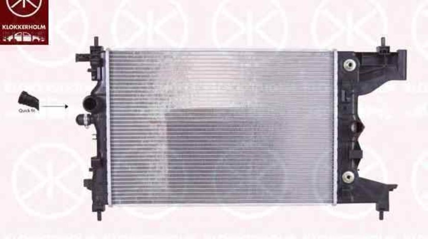 Radiator apa racire motor OPEL ASTRA J KLOKKERHOLM 5053302484