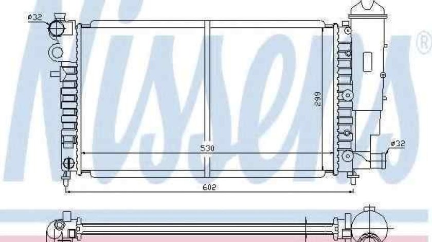 Radiator apa racire motor PEUGEOT 106 II (1) NISSENS 61276