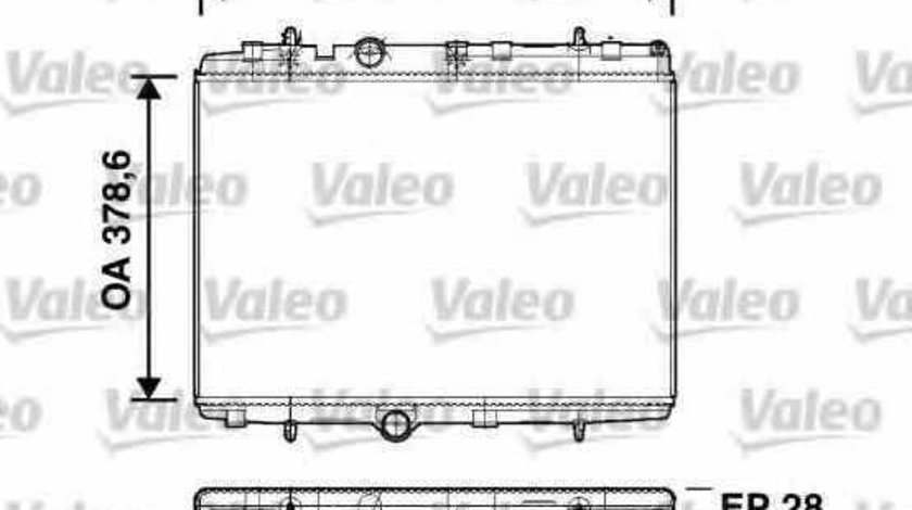 Radiator apa racire motor PEUGEOT 301 VALEO 734398