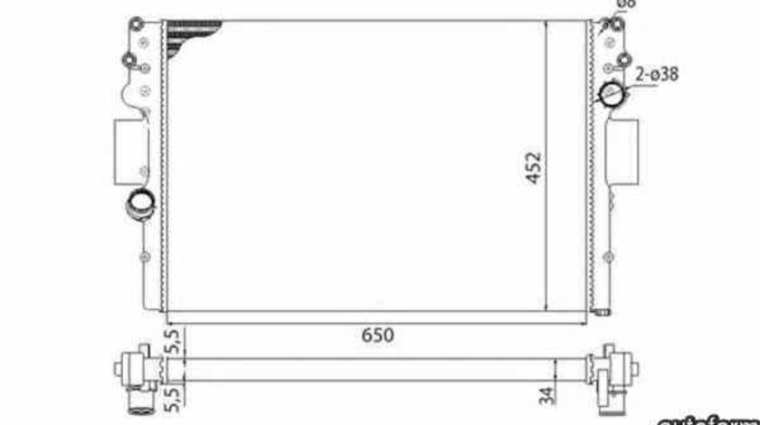 Radiator apa racire motor Producator MAGNETI MARELLI 350213016003