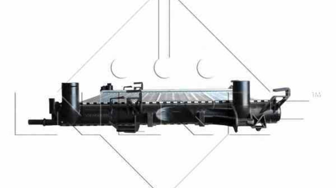 Radiator apa racire motor RENAULT LAGUNA I B56 556 NRF 58318