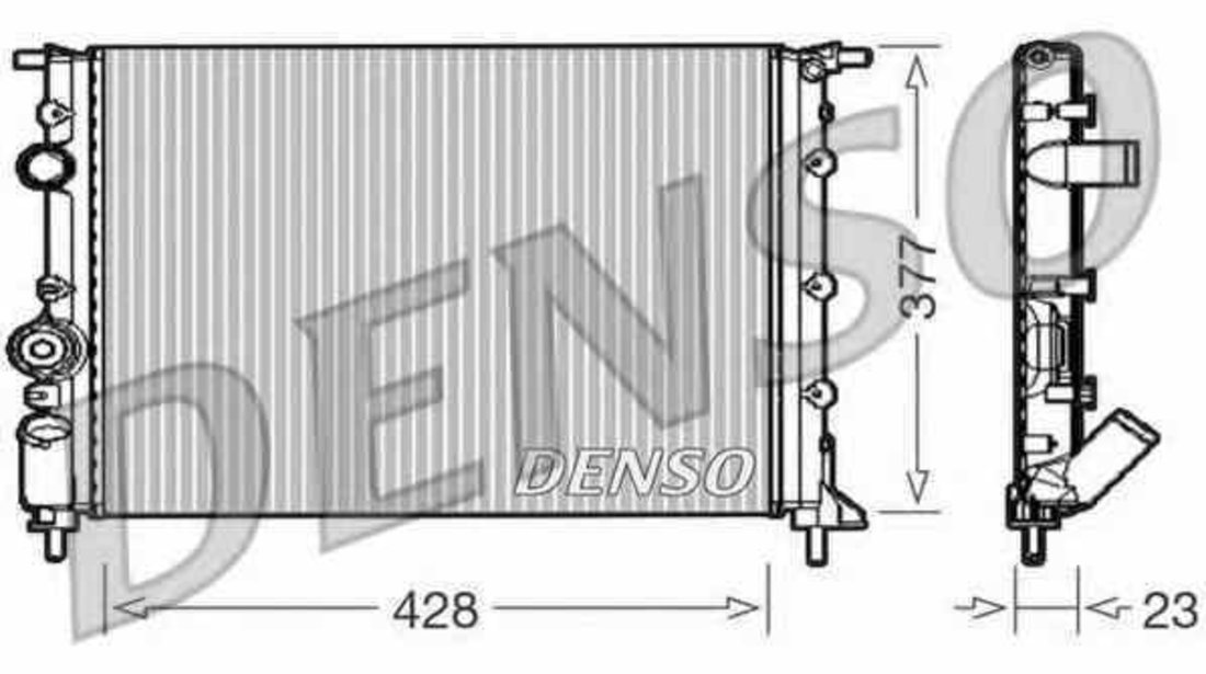 Radiator apa racire motor RENAULT SCÉNIC I JA0/1 Producator DENSO DRM23008