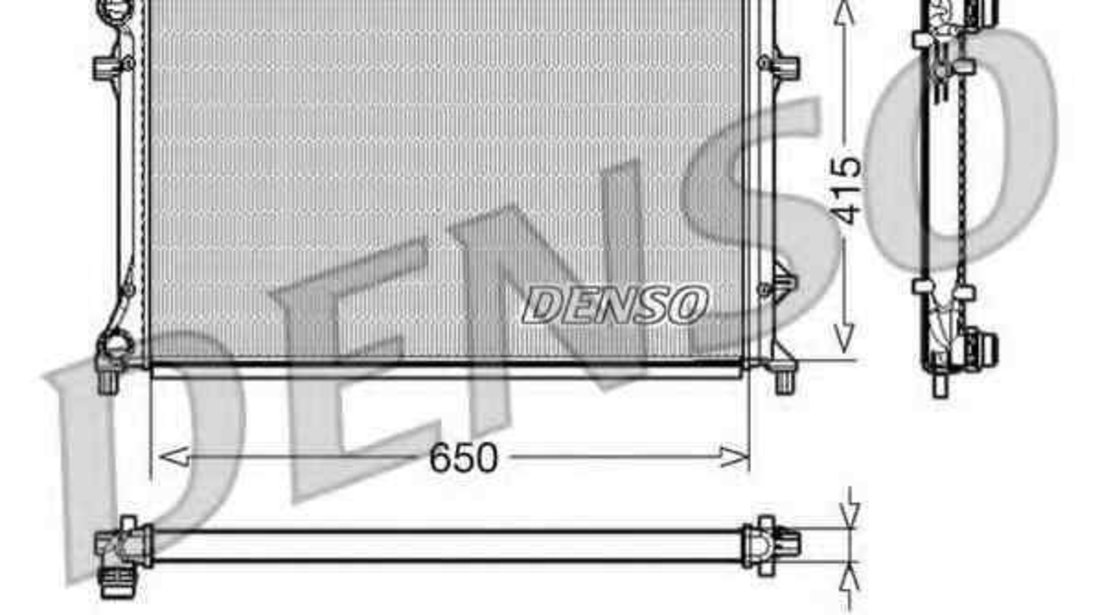 Radiator apa racire motor SEAT ALTEA XL (5P5, 5P8) DENSO DRM32018