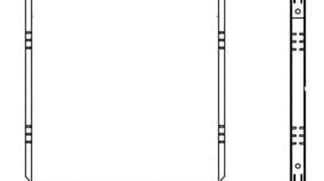 Radiator apa racire motor SEAT Mii (KF1_) NRF 53101 cod intern: 53101RRK