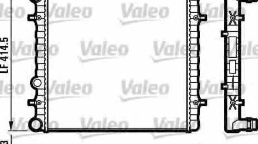 Radiator apa racire motor SKODA OCTAVIA 1U2 VALEO 731607