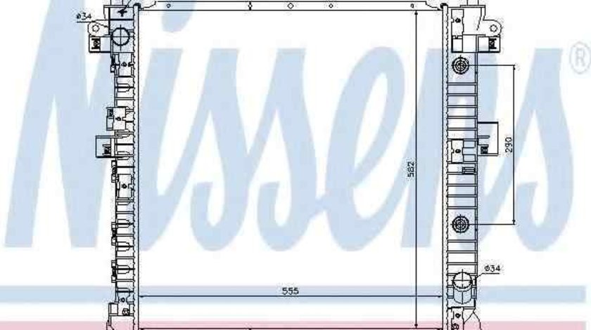 Radiator apa racire motor SSANGYONG KYRON NISSENS 64316