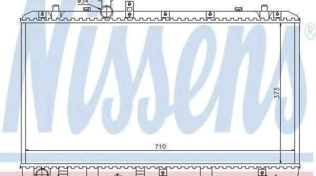 Radiator apa racire motor SUZUKI SX4 (EY, GY) NISSENS 64197