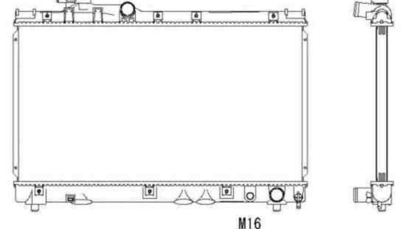 Radiator apa racire motor TOYOTA CELICA Cabriolet (AT18_, ST18_) NRF 53273