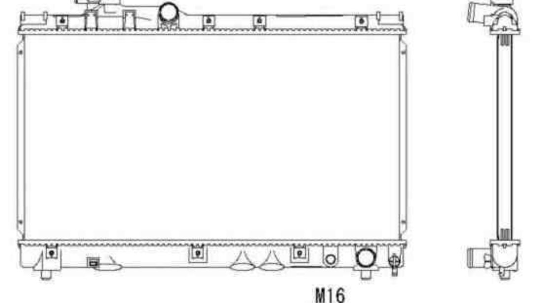 Radiator apa racire motor TOYOTA CELICA cupe (AT18_, ST18_) NRF 53273