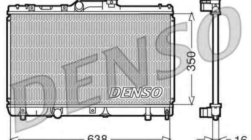 Radiator apa racire motor TOYOTA CELICA (ST20_, AT20_) DENSO DRM50013