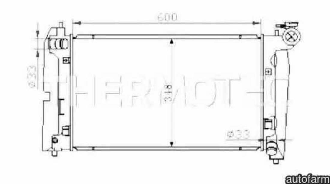 Radiator apa racire motor TOYOTA COROLLA Combi E12J E12T THERMOTEC D72023TT