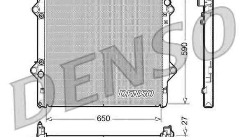 Radiator apa racire motor TOYOTA LAND CRUISER (KDJ12_, GRJ12_) DENSO DRM50047