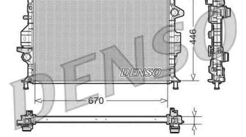 Radiator apa racire motor VOLVO S60 II DENSO DRM10088