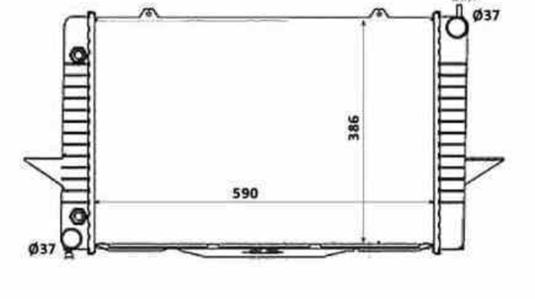Radiator apa racire motor VOLVO XC70 CROSS COUNTRY NRF 58343