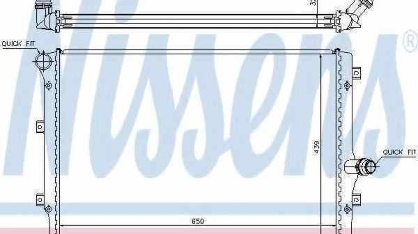 Radiator apa racire motor VW GOLF V Variant 1K5 NISSENS 65281A