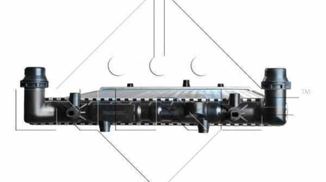 Radiator apa racire motor VW POLO 9N NRF 50542