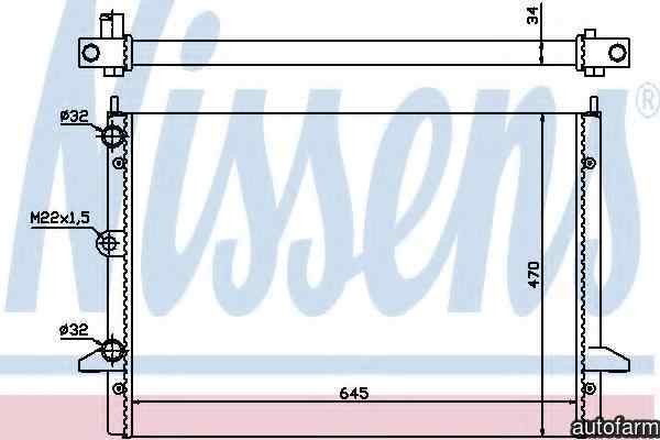 Radiator apa racire motor VW SHARAN (7M8