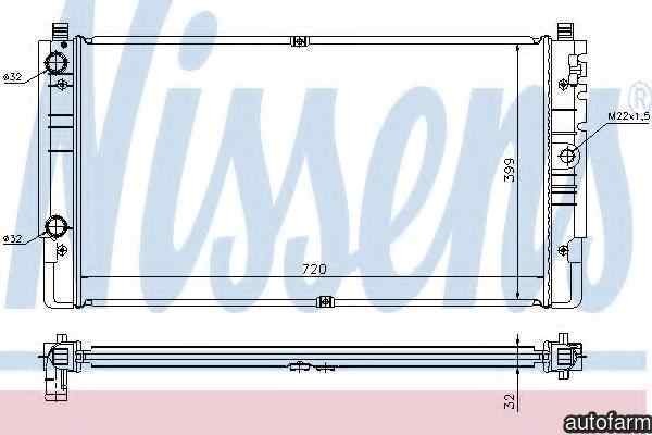 Radiator apa racire motor VW TRANSPORTER