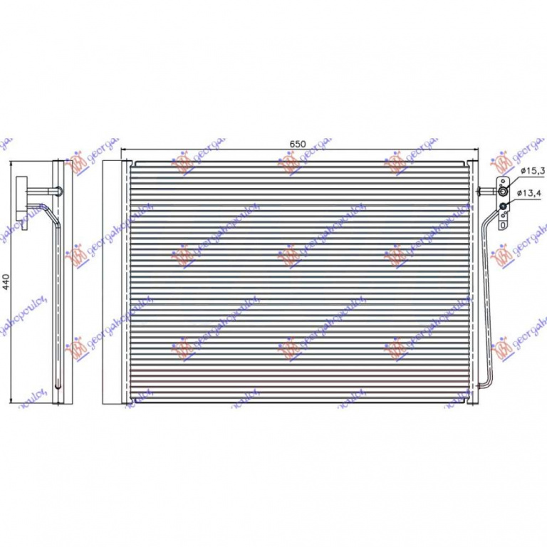 Radiator Apa - Range Rover/Range Rover Vogue 2002 , Lr010964