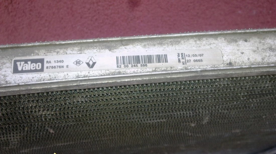 Radiator apa renault clio 1 5 dci