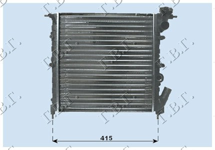 Radiator Apa - Renault Clio 1990 , 7701034767