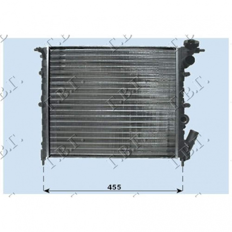 Radiator Apa - Renault Clio 1994 , 7700805486