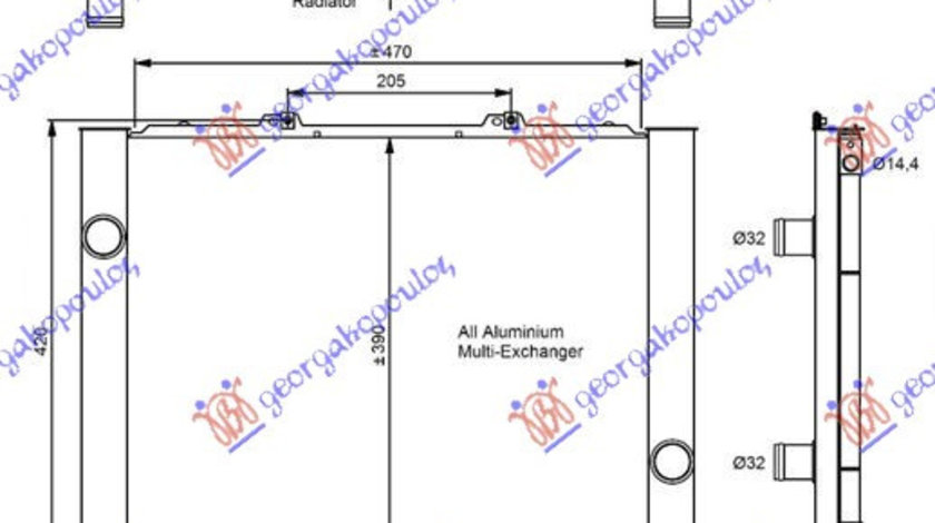 Radiator Apa - Renault Clio 2001 , 8200742598