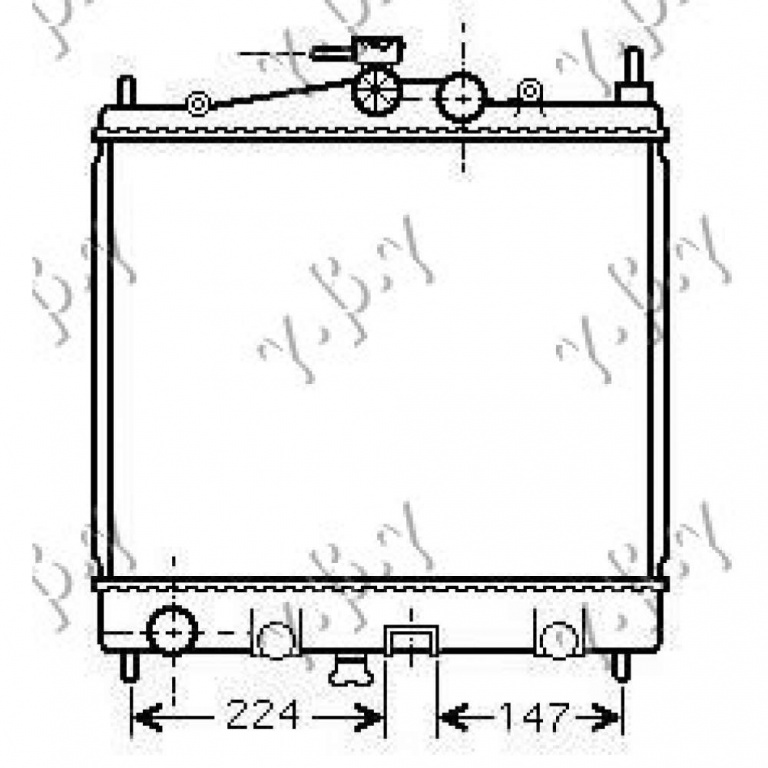 Radiator Apa - Renault Clio 2009 , 21410ax600